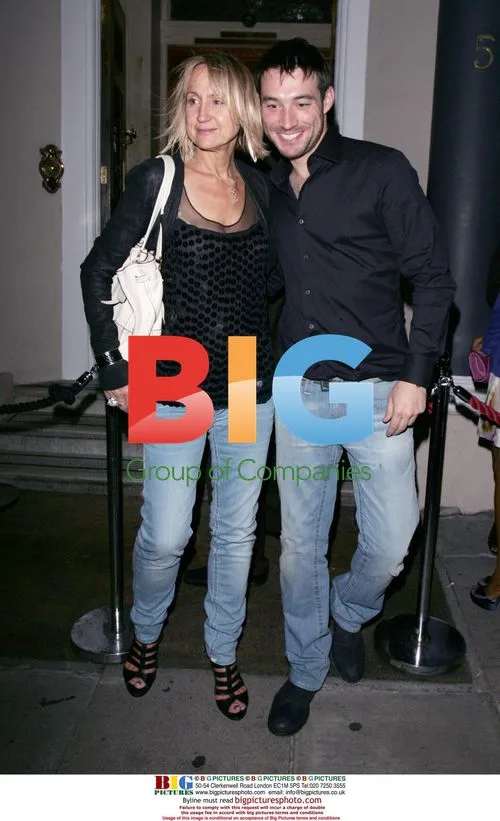 Carol McGiffin and boyfriend at Loose Women party