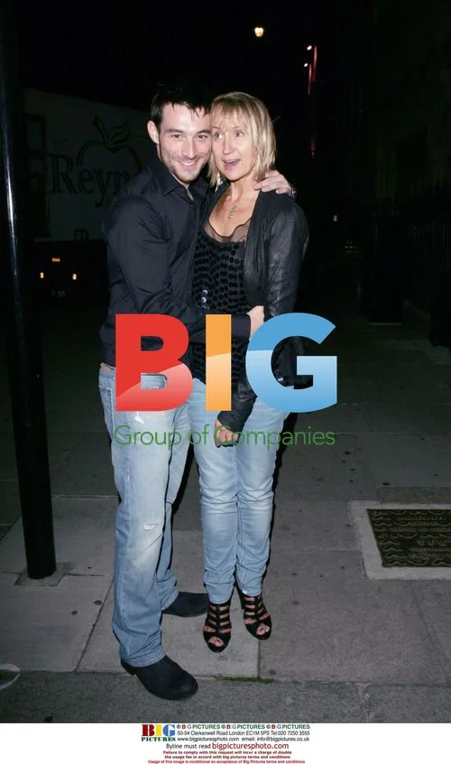Carol McGiffin and boyfriend at Loose Women party
