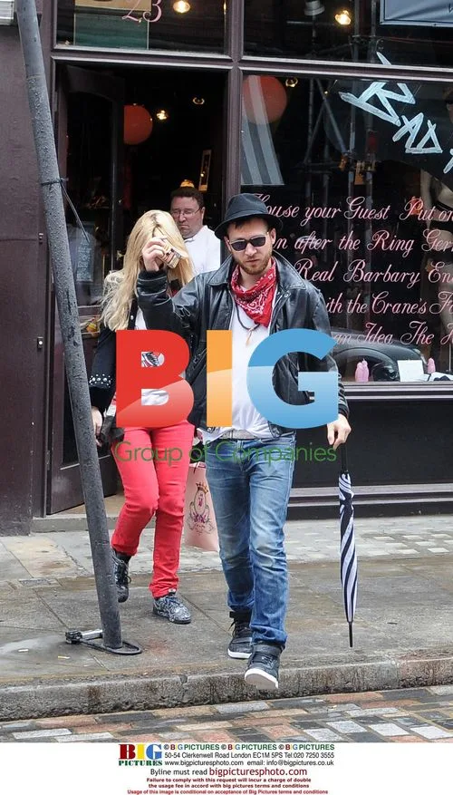 Mischa Barton and Lee Tinklin leaving CoCo de Mar in Soho, London