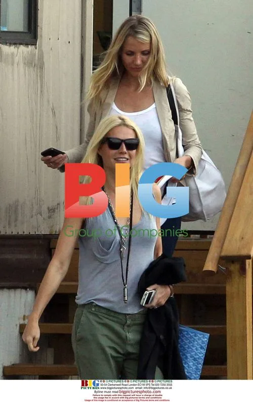 Gwyneth Paltrow, Cameron Diaz, and A-Rod Depart NYC Heliport