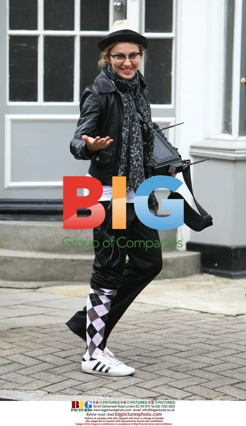 Madonna directs movie on London street
