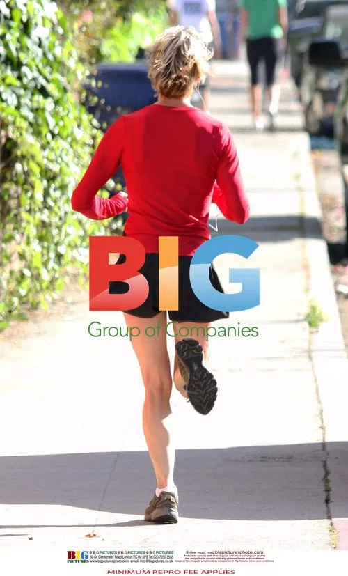 Renee Zellweger Jogging in Brentwood