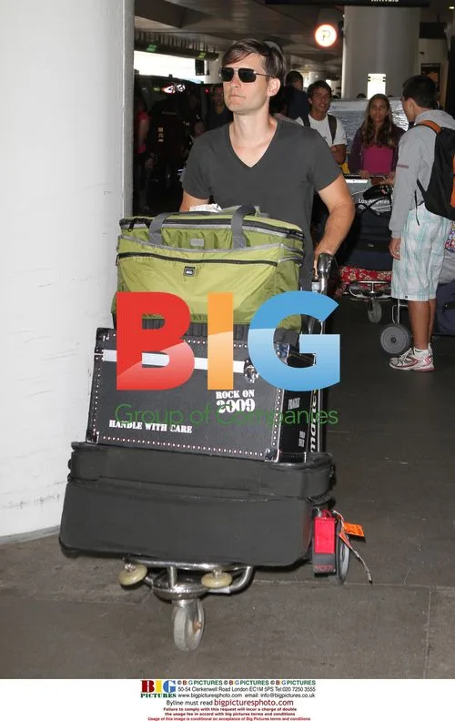 Toby Maguire Arrives at LAX
