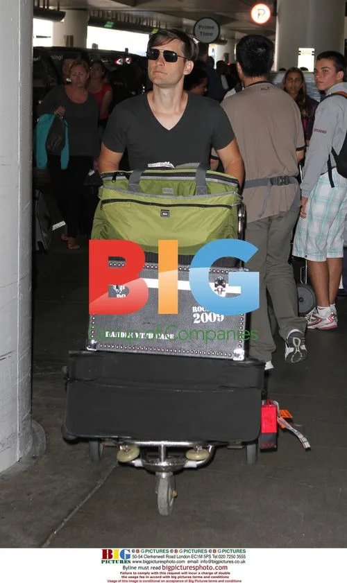 Toby Maguire Arrives at LAX