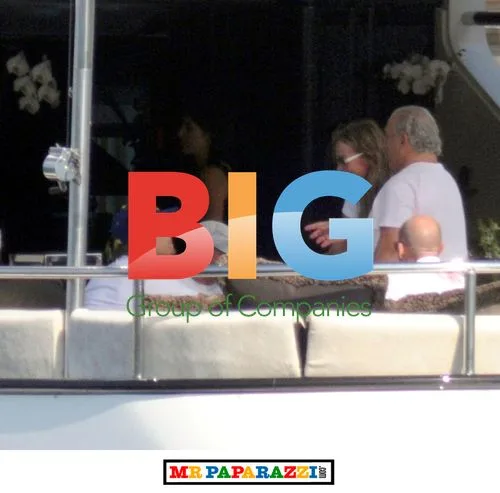 Leonardo DiCaprio, Bar Refaeli, and Friends Boat Trip in Sardinia