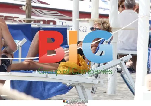 Giovanni Trapattoni and Wife on Holiday in Sardinia