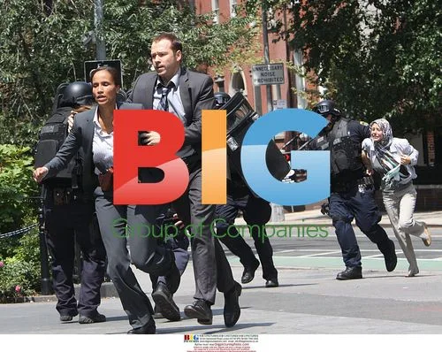 Ava Hotchkiss and Donnie Wahlberg on 'Blue Bloods' Set