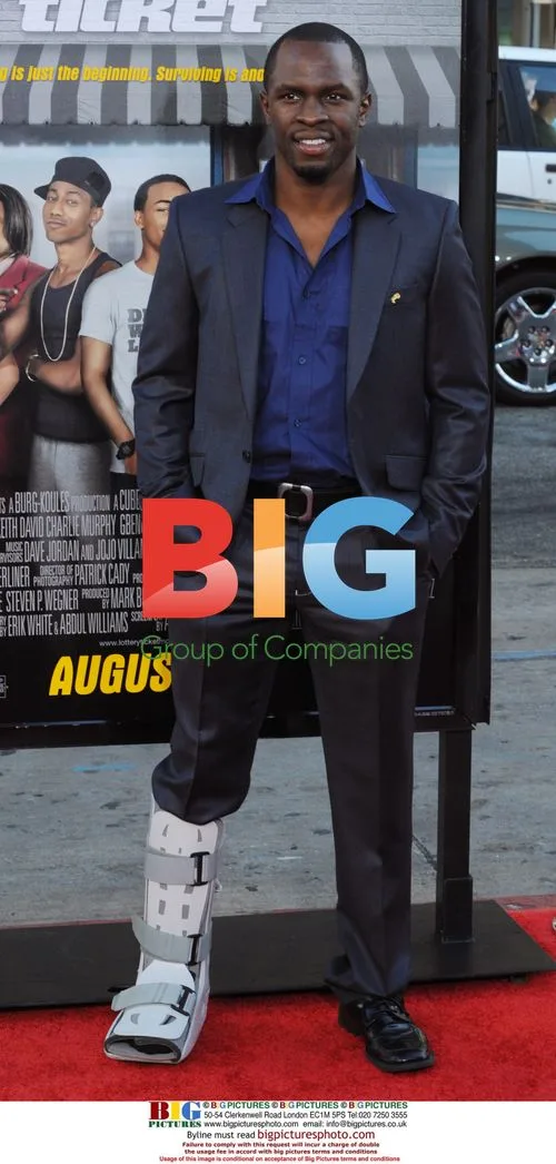 Gbenga Akinnagbe at "Lottery Ticket" Premiere