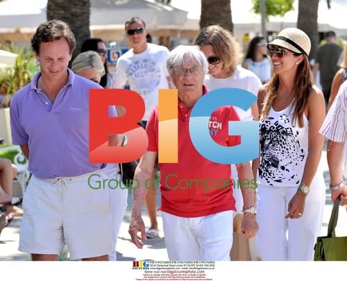Bernie Ecclestone and friends in Croatia