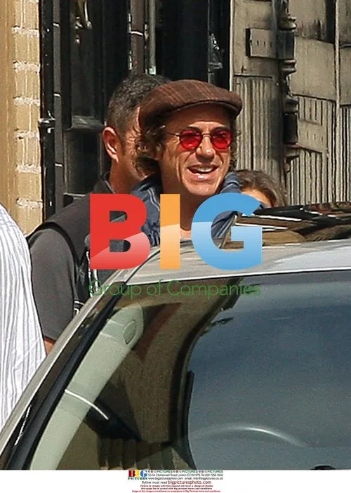 Robert Downey Jr Visits Guy Ritchie