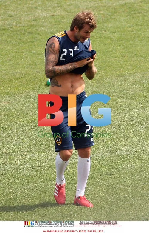 David Beckham practices with team in Hoboken, NJ