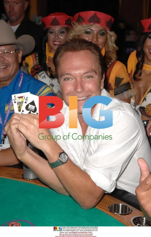 David Cassidy Performing and Playing Blackjack