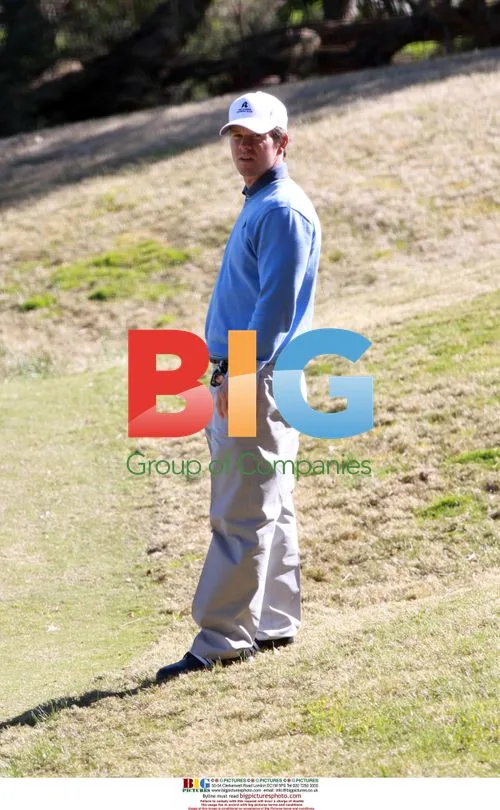 Mark Wahlberg Plays Golf in Sydney