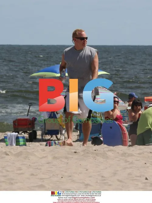 Former jetBlue Attendant Steve Slater at Rockaway Beach