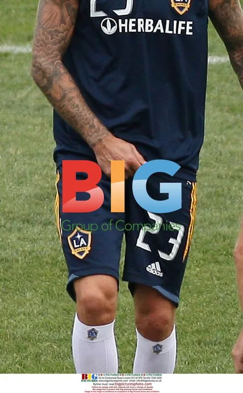 David Beckham trains with LA Galaxy