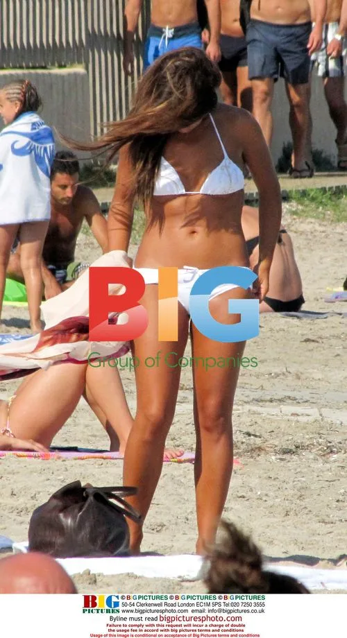 Monica Cruz on Ibiza Beach