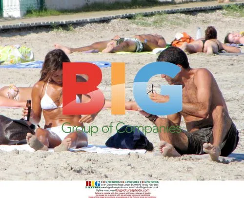 Monica Cruz on Ibiza Beach