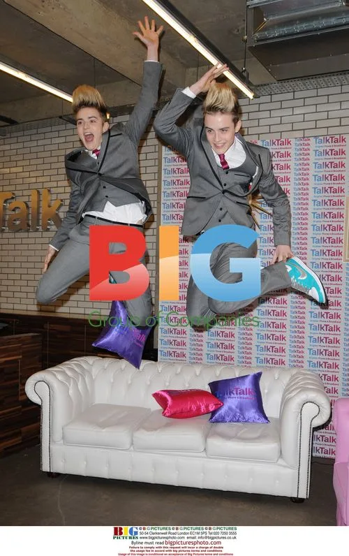 Jedward at Brightstar Studio Photocall 2010