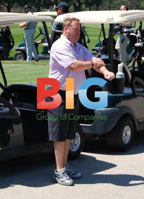 Tim Allen and cast play golf in Burbank