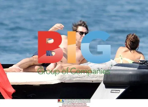 Bryan Ferry with girlfriend Amanda Sheppard in Saint Tropez