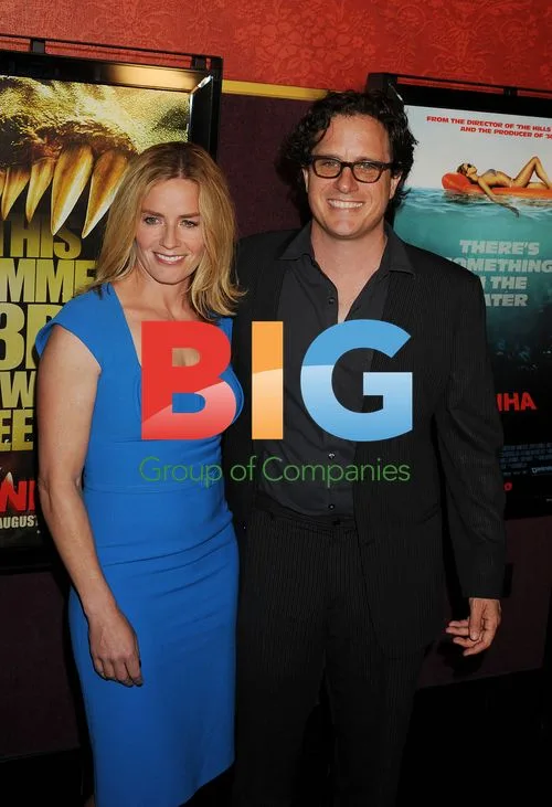 Elisabeth Shue and Davis Guggenheim at "Piranha 3D" Premiere