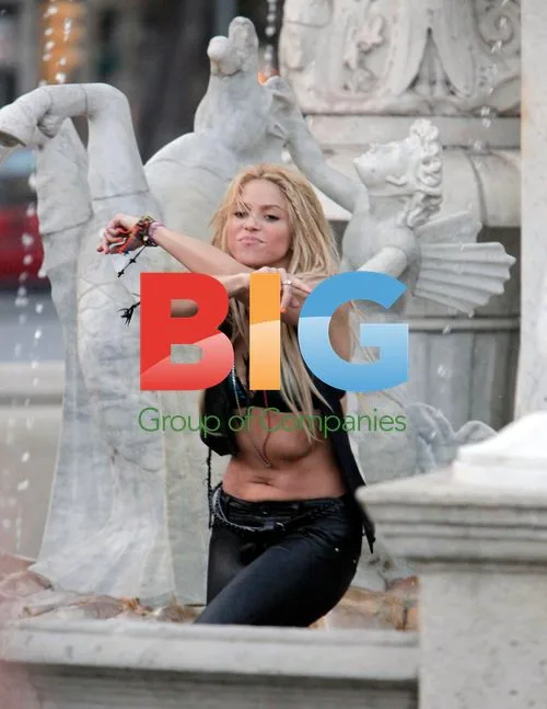Shakira films new video in Barcelona
