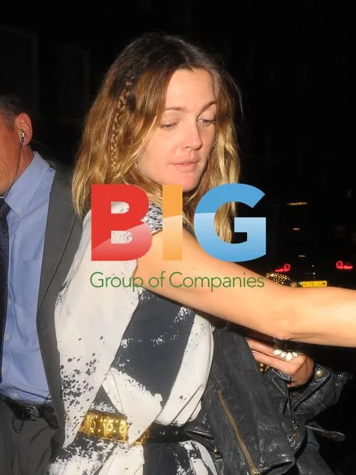 Drew Barrymore Leaving London Hotel