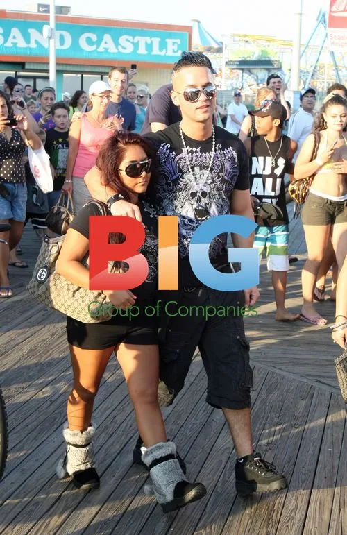 Snooki and The Situation on Jersey Shore set