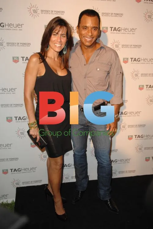 Jon Secada and wife at Tag Heuer event