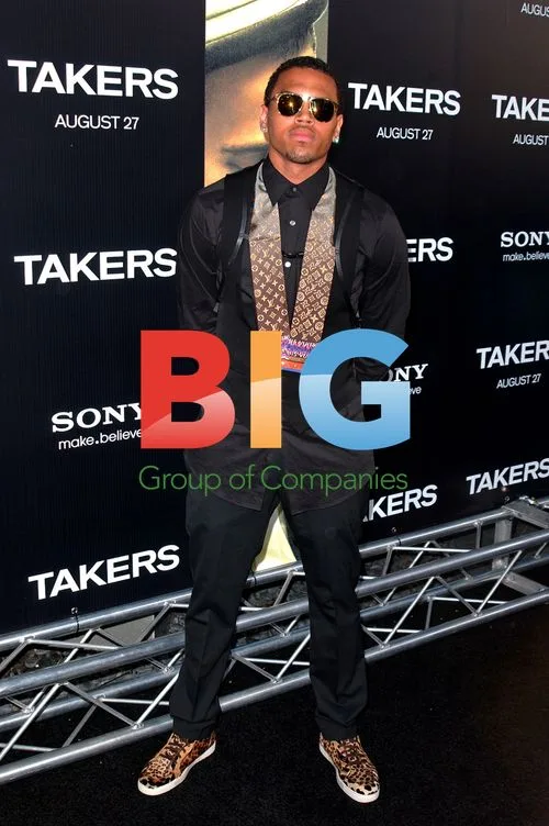 Chris Brown at 'Takers' Premiere