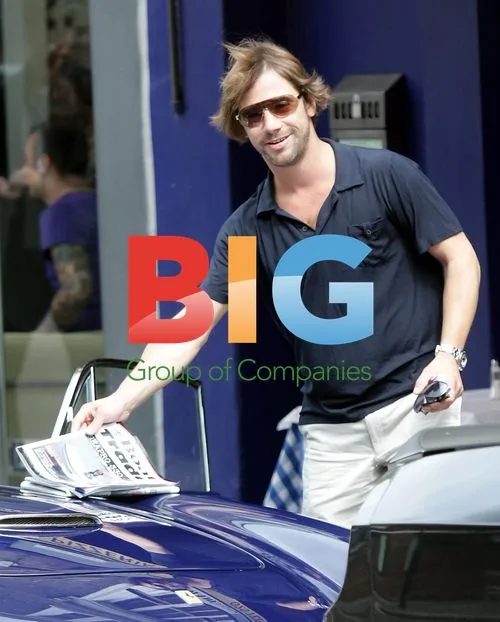 Jay Kay of Jamiroquai in Vintage Ferrari
