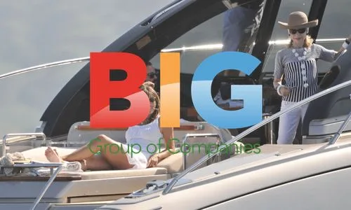 Elizabeth Hurley and Family in Saint Tropez
