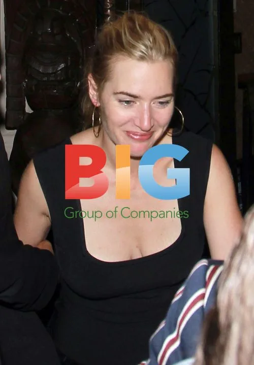 Kate Winslet and boyfriend at Mahiki