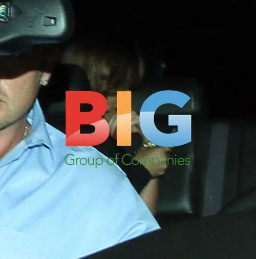 Cheryl Cole and Derek Hough leaving Nobu