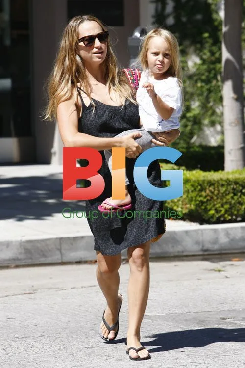Jennifer Meyer and daughter Ruby in LA