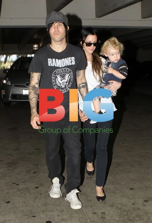 Ashlee Simpson and Pete Wentz visit Target with son