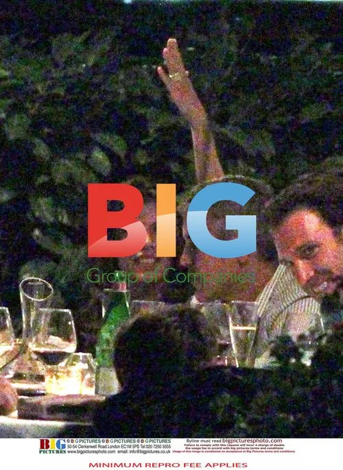 George Clooney and Elisabetta Canalis Dine in Italy