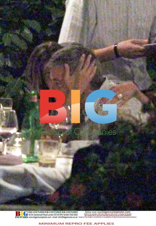 George Clooney and Elisabetta Canalis Dine in Italy