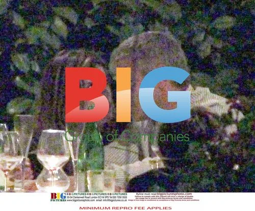 George Clooney and Elisabetta Canalis Dinner in Italy