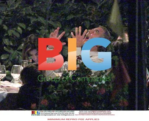 George Clooney and Elisabetta Canalis have dinner