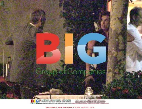 George Clooney and Elisabetta Canalis Dinner in Italy