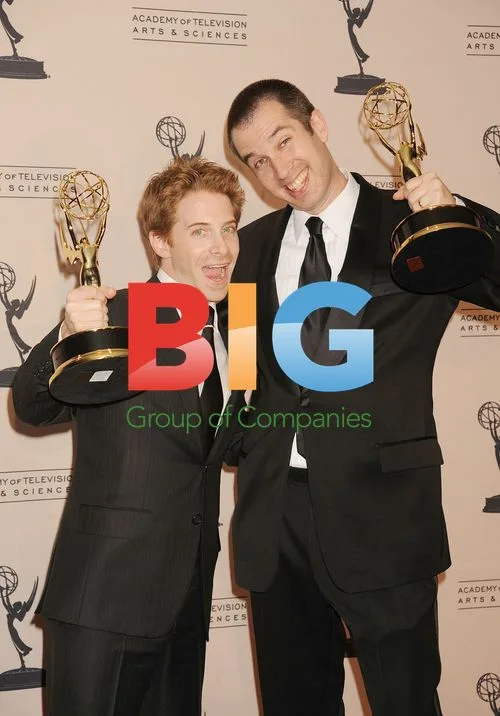 Seth Green and Matthew Senreich Backstage at Emmys