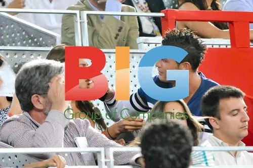 Cristiano Ronaldo and Irina Shayk at Spain vs USA Basketball Game