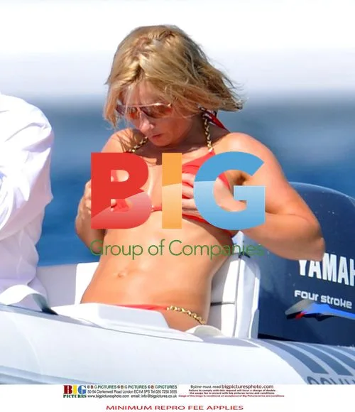 Geri Halliwell and Henry Beckwith in Saint Tropez