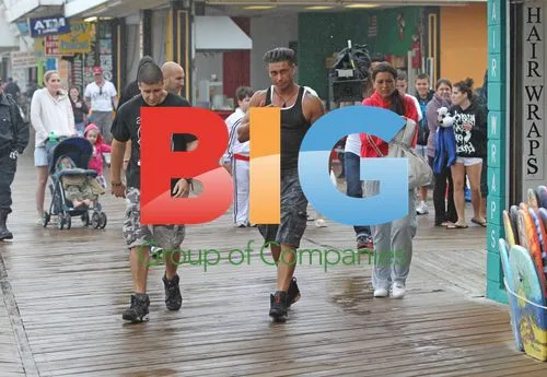 Jersey Shore Cast Members in Seaside Heights