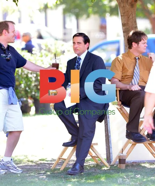 The Office cast filming in Hollywood