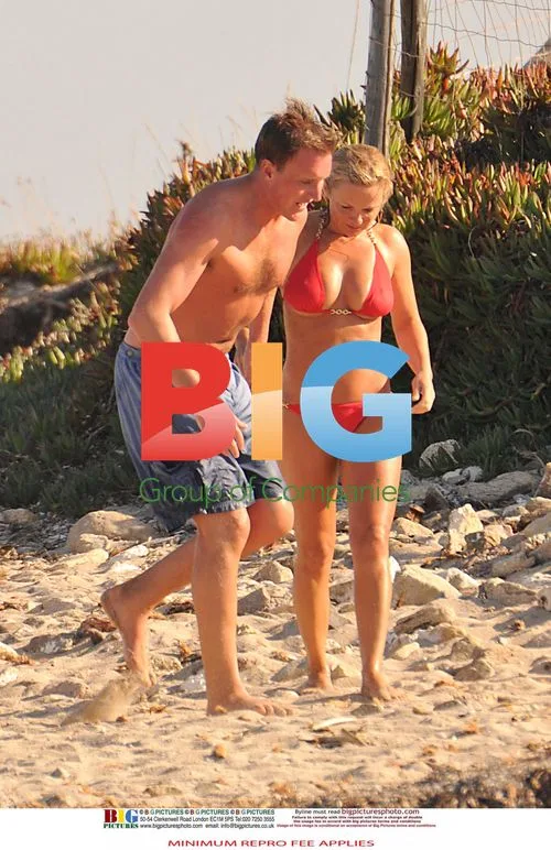 Geri Halliwell and Henry Beckwith in Saint Tropez