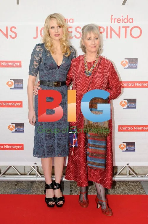 Lucy Punch and Gemma Jones at movie premiere