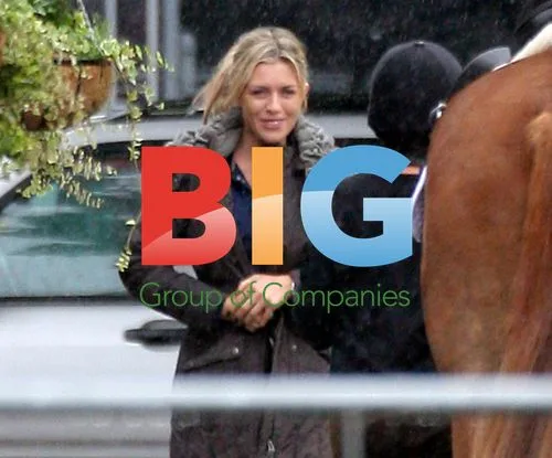 Abi Clancy Horse Riding in Rain