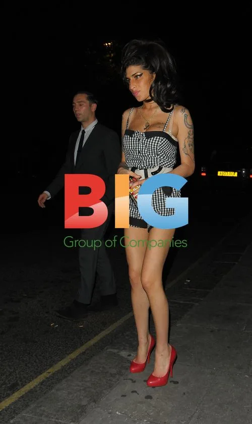 Amy Winehouse Partying with Boyfriend and Friend
